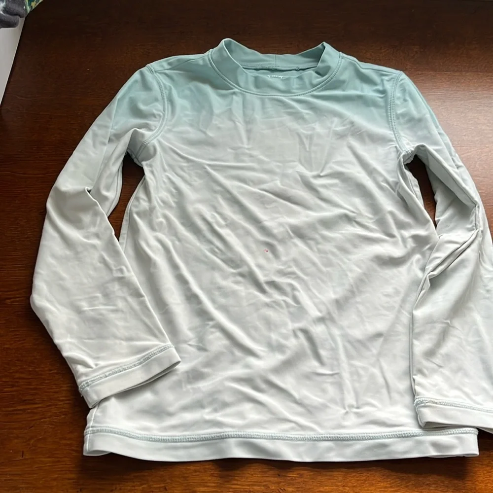 Primary Sz 4-5 long sleeve Rashgauard in “Pool” - Picture 1 of 3